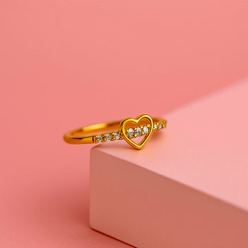 Sparkling Heartstone Ring | Tvayi