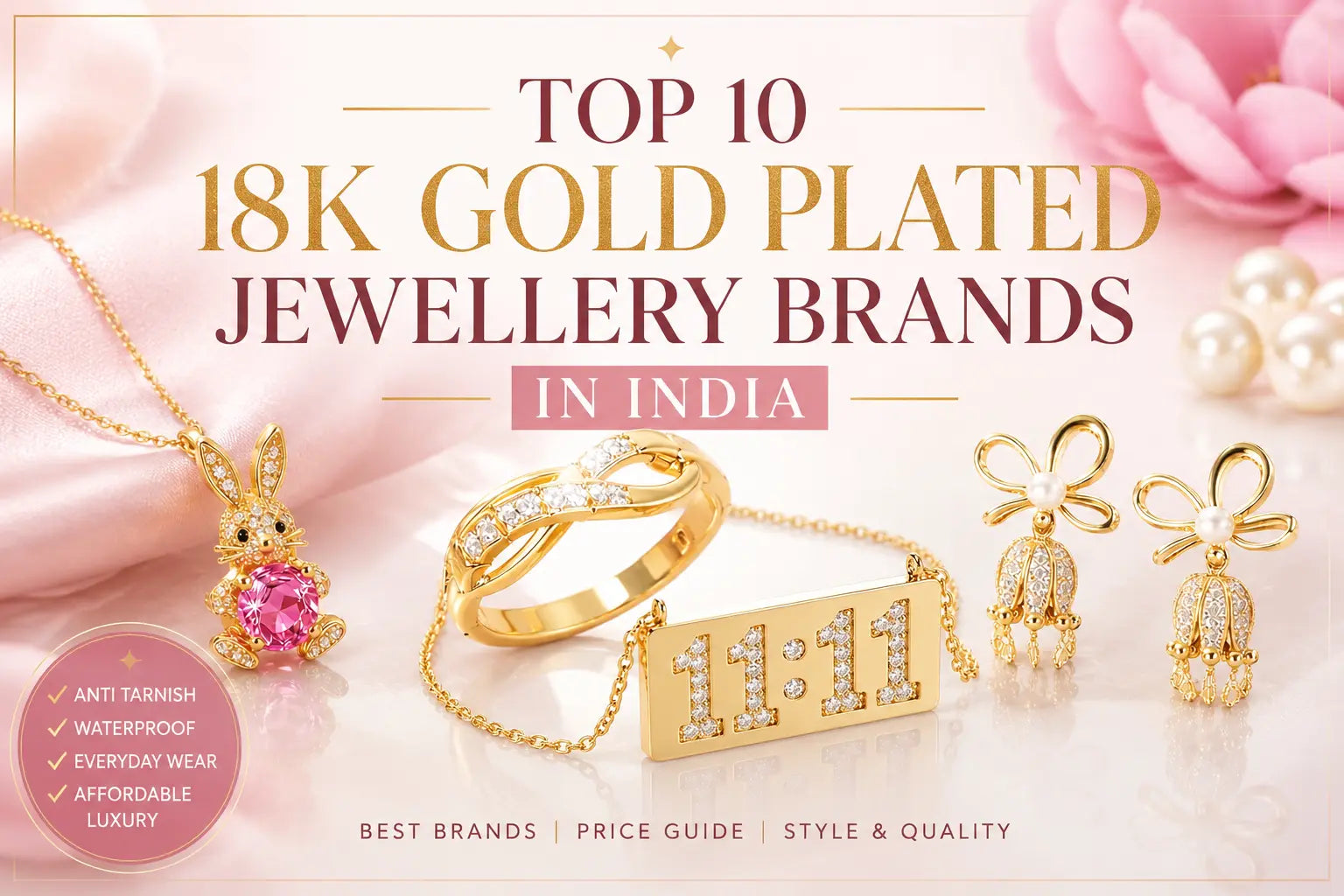 Heart Charm Pendant Necklace – 18K Gold Plated Anti-Tarnish Necklace for Women | Tvayi
