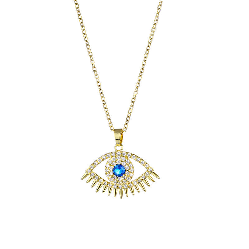 Evil Eye Spark Pendant Necklace | Tvayi