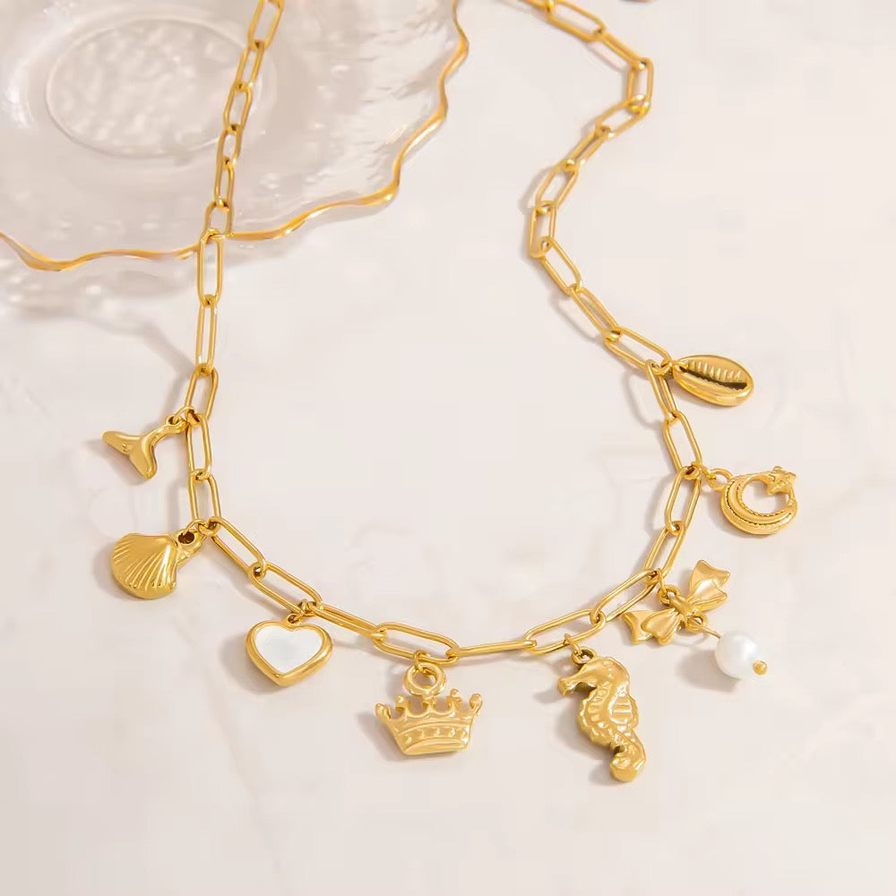 Mermaid Monarch Necklace | Tvayi