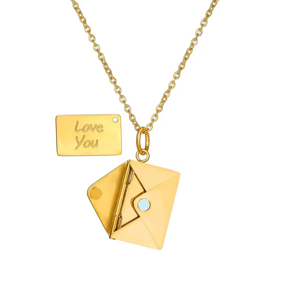 Love Letter Envelope Necklace | Tvayi