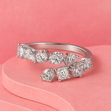 Modern Stone Studded Ring | Tvayi