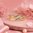 Infinity Diamond Wrap Ring – 18K Gold Plated Anti-Tarnish Demi-Fine Ring | Tvayi
