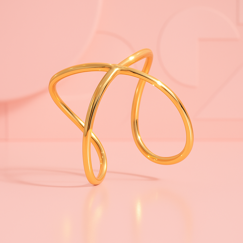 Infinity Loop Pendant Necklace – 18K Gold Vermeil Demi-Fine Jewellery | Tvayi Jewellery