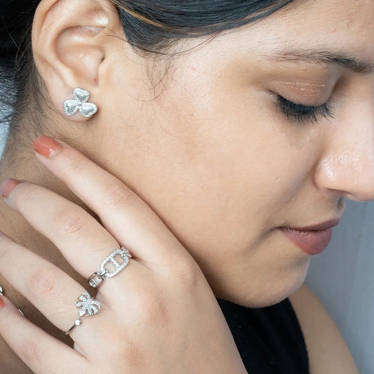 Leaf Open Wrap Ring | Tvayi Jewellery