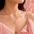 Liora Butterfly Charm 18k gold plated Necklace | Tvayi
