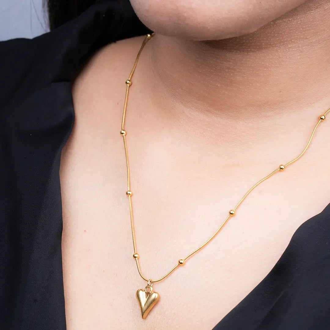 Little Heart Necklace | Tvayi Jewellery