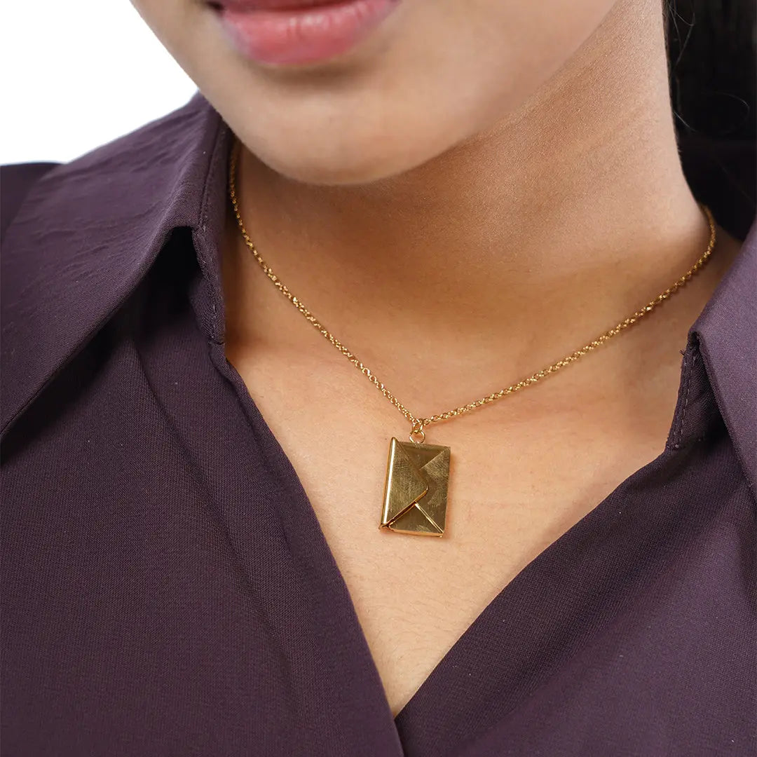 Love Letter Envelope Necklace | Tvayi