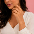 Luna V Ring – 18K Gold Plated Minimal Ring | Tvayi