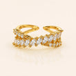 Marquise Crossover Adjustable Ring | Tvayi