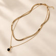 Noira 18K Gold Plated Layered Necklace for Women