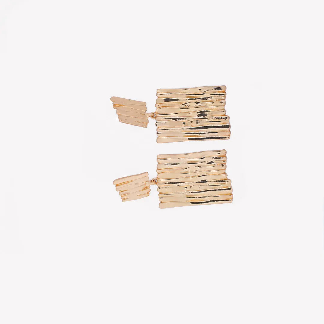 Olympia Alloy Drops Earrings | Tvayi Jewellery
