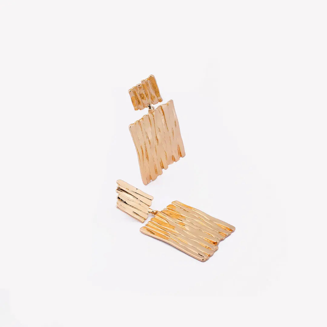 Olympia Alloy Drops Earrings | Tvayi Jewellery