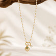 Pearl Charm Statement Necklace – 18K Gold Plated Jewelry | Tvayi