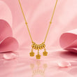 Roselle Bloom Charm Necklace | Tvayi