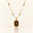 Roselle 18K Gold Plated Rose Pendant Necklace for Women
