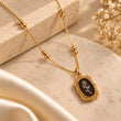 Roselle Anti Tarnish Gold Plated Pendant Necklace
