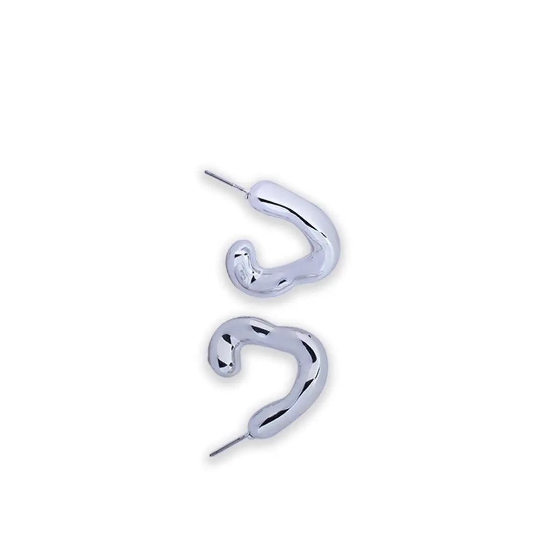 Short Hoops Earrings | Tvayi Jewellery