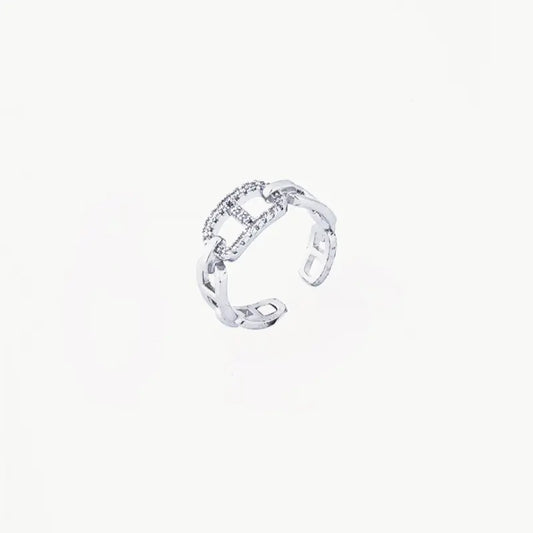 Silver Unique Band Ring Tvayi