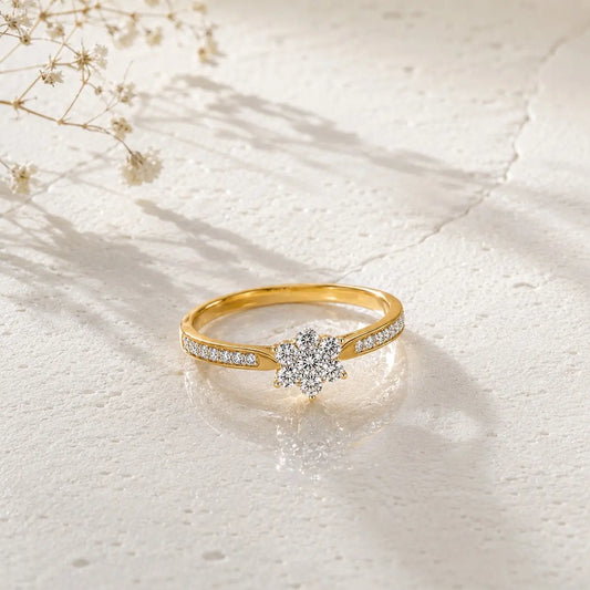 Tvayi 9Kt Lab-Grown Dimond princess Ring | Tvayi