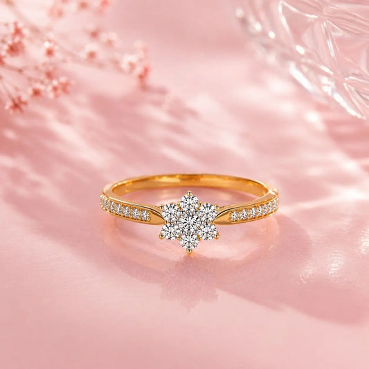 Tvayi 9Kt Lab-Grown Dimond princess Ring | Tvayi