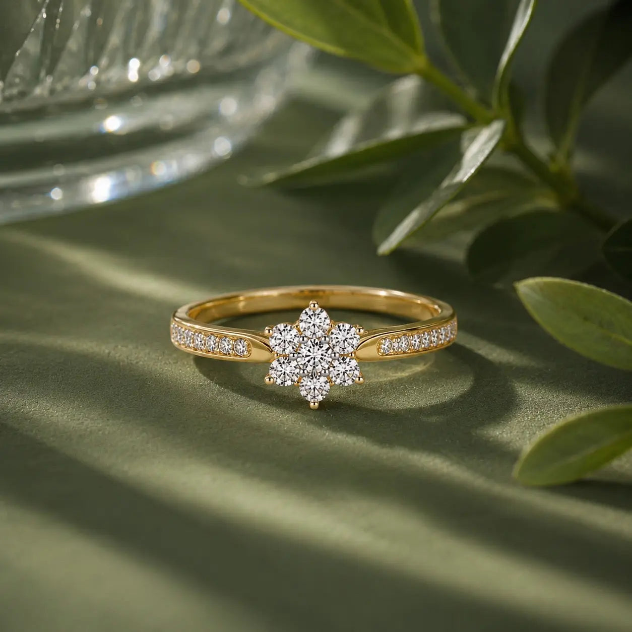Tvayi 9Kt Lab-Grown Dimond princess Ring | Tvayi