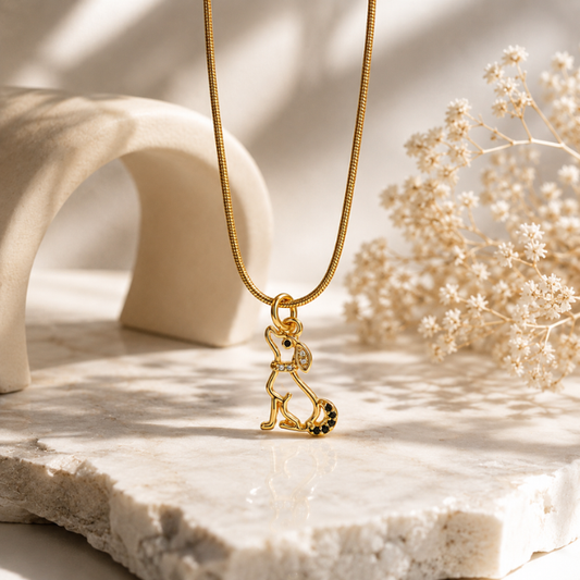 Pawfect Love Pendant Necklace – 18K Gold Plated | Tvayi