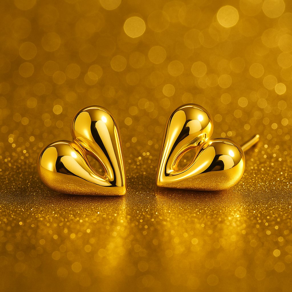 V-Shaped Chunky Earrings | Tvayi