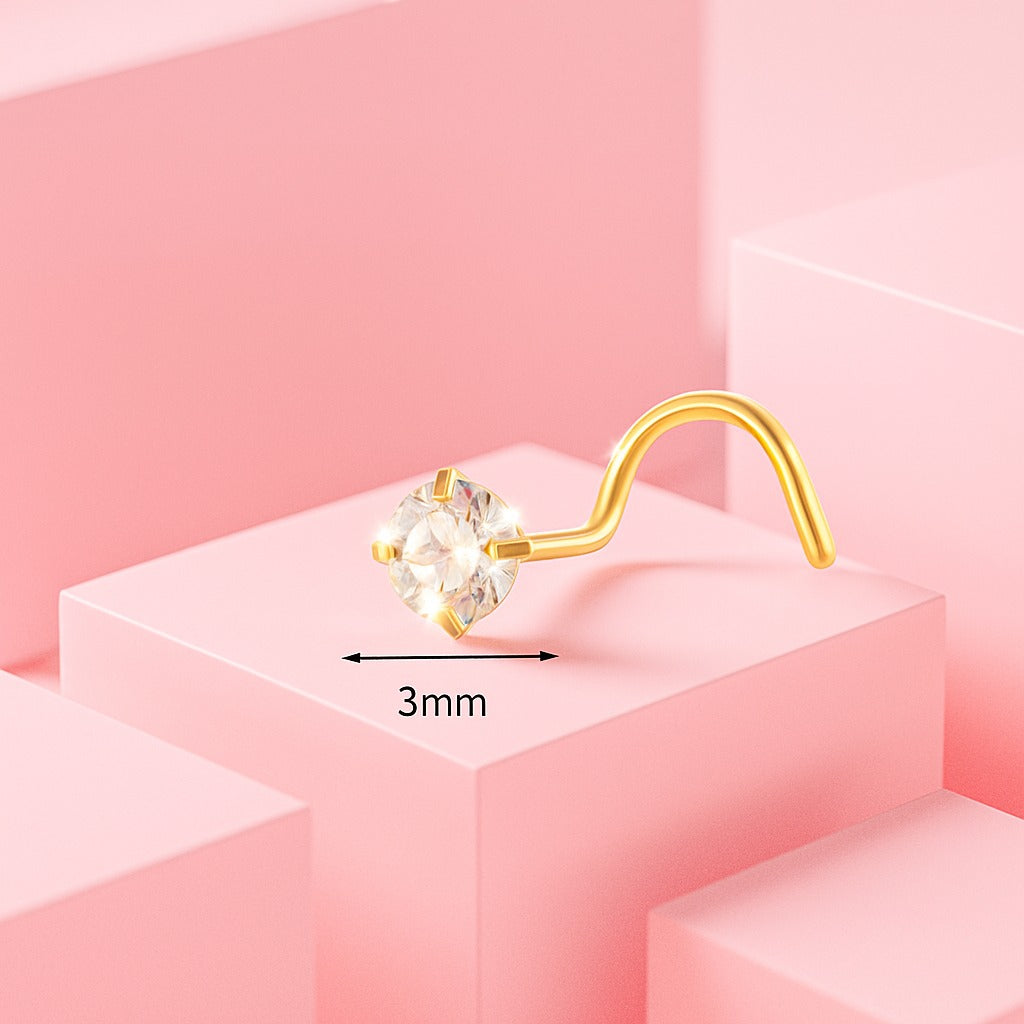 Celestia Chain Link Stud Earring | 18K Gold Plated Anti-Tarnish Demi-Fine Jewellery | Tvayi