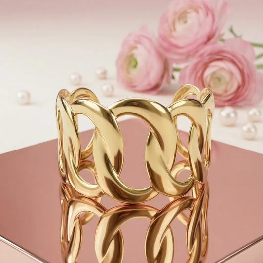 Bijoux Bronx Bracelet - 18kt gold-plated | Tvayi