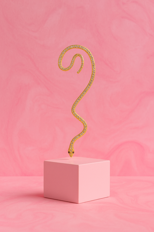Serpentine Statement Earring | Tvayi