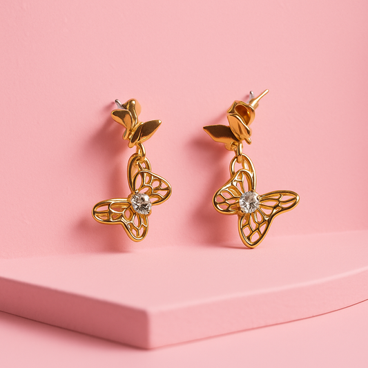 Flutter Charm Earrings | Tvayi