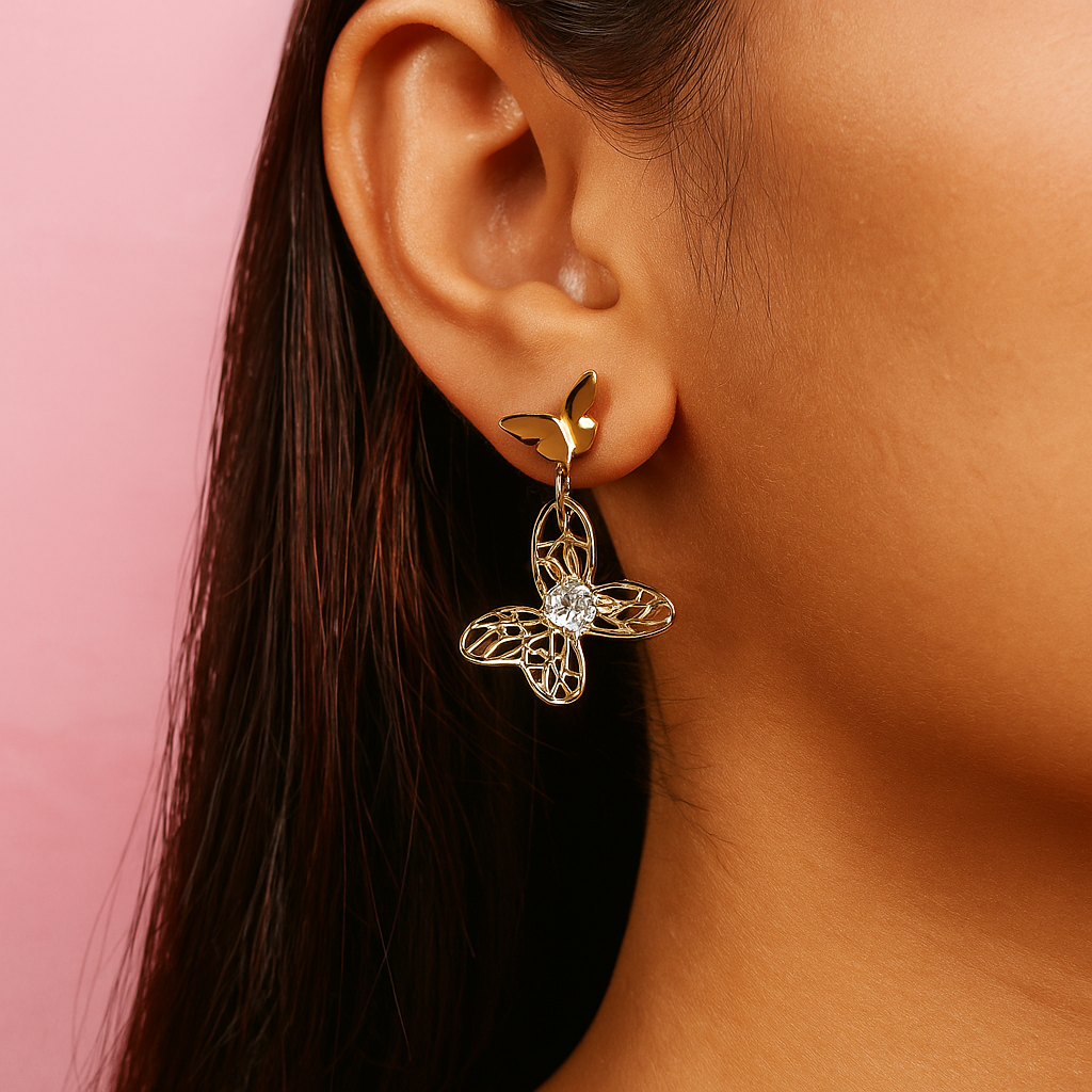 Flutter Charm Earrings | Tvayi