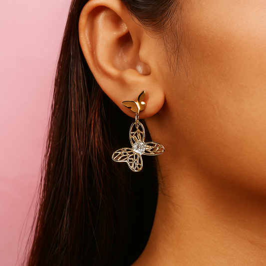 Flutter Charm Earrings | Tvayi