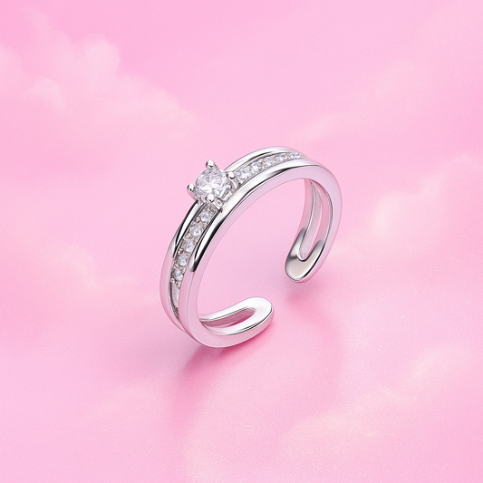 Sienna Classic Ring (Anti-Tarnish) | Tvayi Jewellery