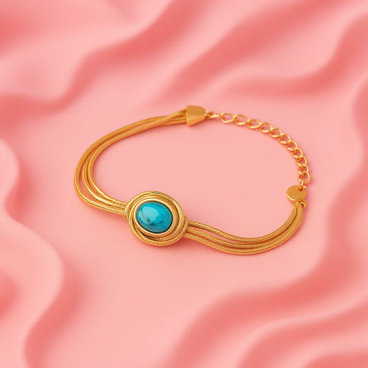 Aurora Azure Bracelet | Tvayi