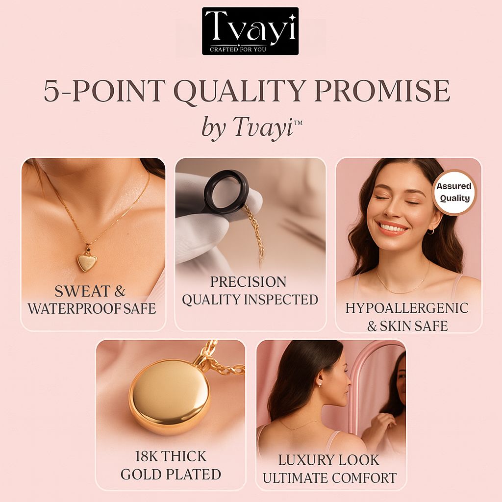 zure Aura Turquoise Statement Ring | 18K Gold Plated Demi-Fine | Tvayi