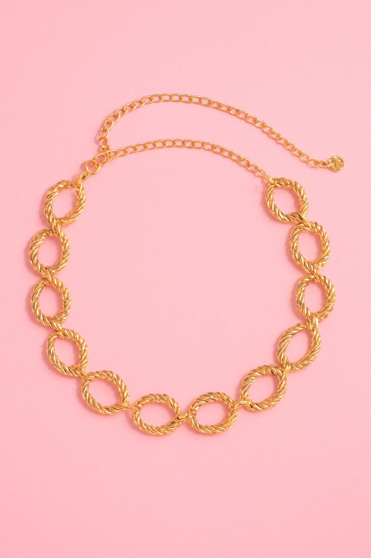 18K Gold Plated Elegant Pearl Drop Waist Chain for Women | Adjustable Body Chain | Tvayi